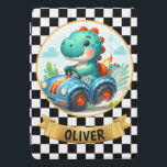 Niedlicher Dino mit Race Car iPad Pro Cover<br><div class="desc">Personalisiertes Dino Racer Pad Cover! Beobachten Sie,  wie ein niedlicher Dinosaurier das Rad eines Rennwagens nimmt und Spannung und Spaß auslöst. Dieses skurrile Design ist perfekt für Dinosaurier- und Rennfans geeignet und verleiht jedem Ort Charme und Persönlichkeit.</div>