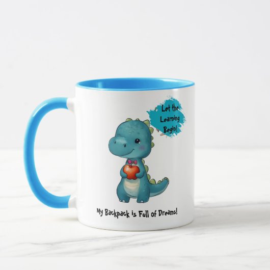 Niedlicher Dino-Rucksack für Kinder Tasse (Links)