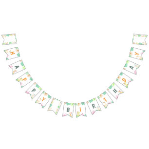 Niedlicher Dinosaur Jungle Happy Geburtstags-Party Wimpelkette