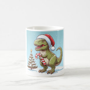 Niedlicher Dinosaurier aus Zuckerrohr Kaffeetasse