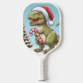 Niedlicher Dinosaurier aus Zuckerrohr Pickleball Schläger (Vorderseite)