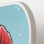 Niedlicher Dinosaurier aus Zuckerrohr Pickleball Schläger (Linke Seite)