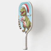 Niedlicher Dinosaurier aus Zuckerrohr Pickleball Schläger (Links)