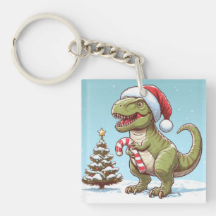 Niedlicher Dinosaurier aus Zuckerrohr Schlüsselanhänger