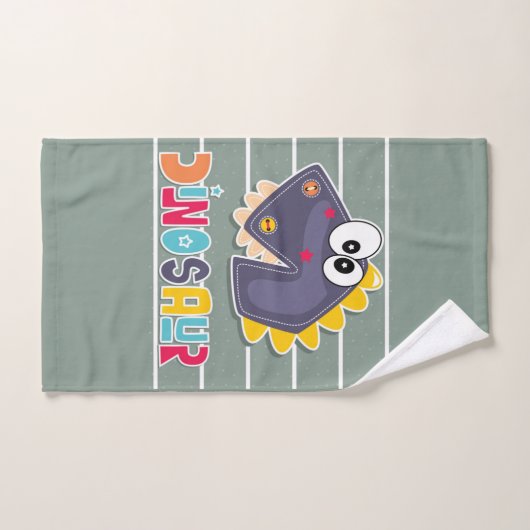 Niedlicher Dinosaurier Badhandtuch Set (Handtuch)