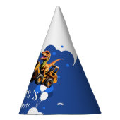 Niedlicher Dinosaurier Bagger Traktorballon Geburt Partyhütchen (Rechts)