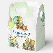 Niedlicher Dinosaurier-Baukastenballon Geschenkschachtel (Geöffnet)