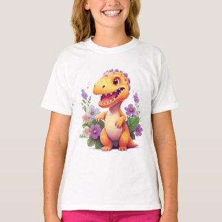 Niedlicher Dinosaurier Blumenkohl T - Shirt - Ador