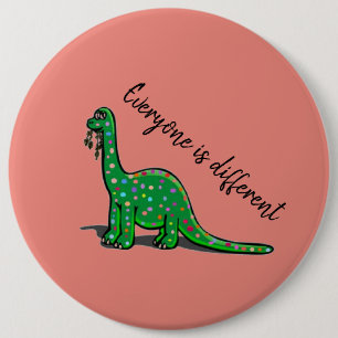 Niedlicher Dinosaurier-Button Button