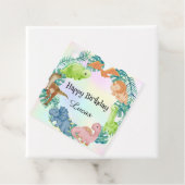 Niedlicher Dinosaurier Dschungel Schule Kindergebu Geschenkanhänger (Beispiel)