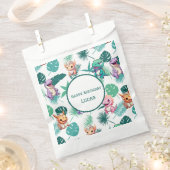 Niedlicher Dinosaurier Dschungel Schule Kindergebu Geschenktütchen (Ausgeschnitten)