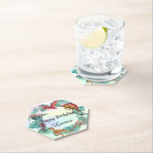 Niedlicher Dinosaurier Dschungel Schule Kindergebu Untersetzer (Vor Ort)