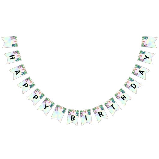 Niedlicher Dinosaurier Dschungel Schule Kindergebu Wimpelkette (Alle)