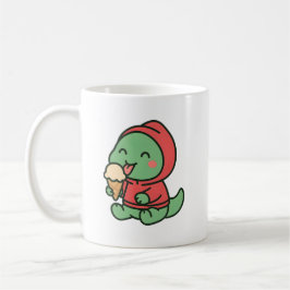 Niedlicher Dinosaurier Eiscreme - Spaß Kaffee Tass Kaffeetasse