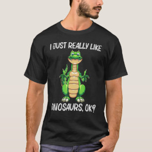 Niedlicher Dinosaurier für Männer Dino-Aussterben T-Shirt