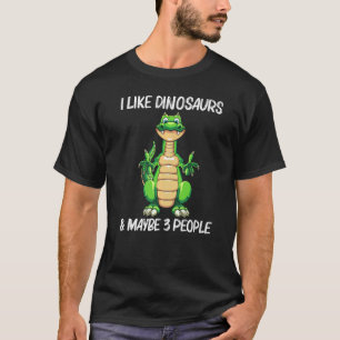 Niedlicher Dinosaurier für Männer Dino-Aussterben T-Shirt