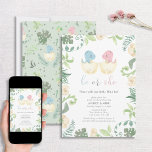 Niedlicher Dinosaurier Geschlechtsverkehr: Dschung Einladung<br><div class="desc">Es ist an der Zeit, die großen Neuigkeiten mit unserer Niedlichen "He or She Dinosaur Gender Reveal Dschungel Invitation" zu erfahren! Dieses Gender-Enthüllungs-Party laden ist ein perfekter Weg, um Ihre spannenden Neuigkeiten zu teilen! Diese einladenden Karten zeichnen sich durch ein sanftes, wasserfarbenes Design handgemalter Dinosaurier aus, die von ihren Eiern...</div>