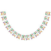 Niedlicher Dinosaurier Glücklicher Geburtstagsdeko Wimpelkette (Alle)