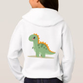 niedlicher Dinosaurier Hoodie (Rückseite)