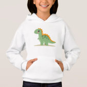 niedlicher Dinosaurier Hoodie (Vorderseite)