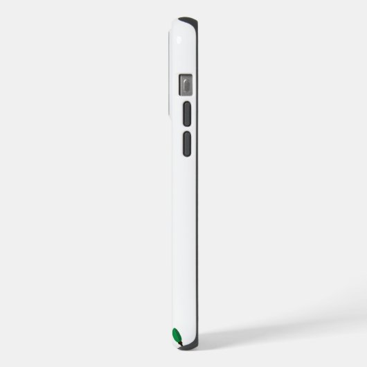 niedlicher Dinosaurier in Weihnachtsmannmütze Otte iPhone Hülle (Linke Seite)