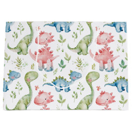 Niedlicher Dinosaurier-Kindergeburtstag Große Geschenktüte