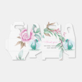 Niedlicher Dinosaurier mit Pink Peony Babydusche Geschenkschachtel (Ungefaltet)