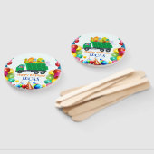 Niedlicher Dinosaurier Müllwagen Ballon Geburtstag Fächer (Non-assembled)