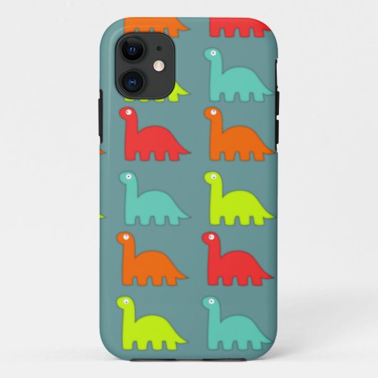Niedlicher Dinosaurier-Muster iPhone 5 Fall Case-Mate iPhone Hülle (Rückseite)