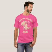 Niedlicher Dinosaurier Nervasaurus Rex für Nervus T-Shirt (Vorne ganz)