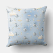 Niedlicher Dinosaurier Pilot Charming-Hubschrauber Kissen (Rückseite)