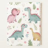 Niedlicher Dinosaurier-Planer Planer (Rückseite)