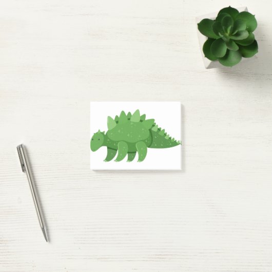 Niedlicher Dinosaurier Post-it Klebezettel (Büro)