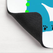 Niedlicher Dinosaurier RAWR Mousepad (Ecke)