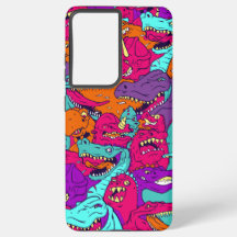 Niedlicher Dinosaurier Samsung Handy Case - Stress