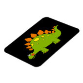 Niedlicher Dinosaurier - Stegosaurus Magnet (Linke Seite)