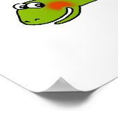 Niedlicher Dinosaurier - Stegosaurus Poster (Ecke)