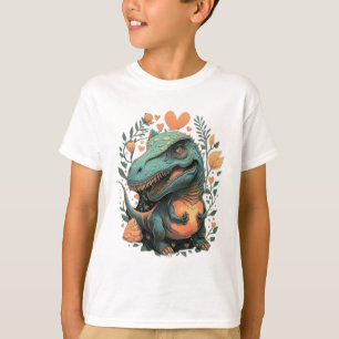 Niedlicher Dinosaurier-Trex T-Shirt