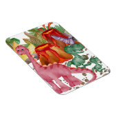Niedlicher Dinosaurier und Ausbruch des Vulkans Magnet (Rechte Seite)