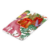 Niedlicher Dinosaurier und Ausbruch des Vulkans Magnet (Linke Seite)