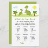 Niedlicher Dinosaurier Was ist in Ihrem Geldbeutel (Vorne/Hinten)