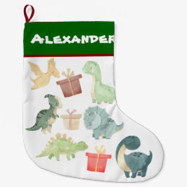 Niedlicher Dinosaurier Weihnachtsgeschenk-Austausc Großer Weihnachtsstrumpf