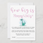 Niedlicher Dinosaurier wie groß ist Mama's Bauch l (Vorderseite)