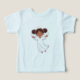 Niedlicher Diverse Little Girl Angel Christlicher 