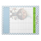 Niedlicher Doctor Gnome Themed Kopfschmerztracker Notizblock (Vorderseite)