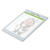 Niedlicher Doctor Gnome Themed Symptom Tracker Notizblock (angewinkelt)