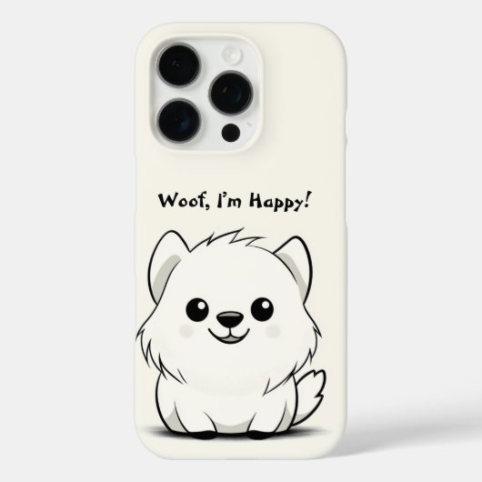 Niedlicher Dog-Character-Handy-Fall Case-Mate iPhone Hülle (Rückseite)