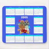 Niedlicher Dog-Kalender Mousepad (Vorne)