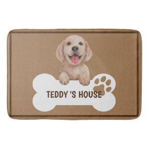 Niedlicher Dog Pet Begrüßung Zuhause Party DIY Nam Badematte