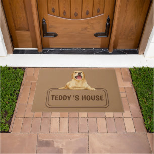 Niedlicher Dog Pet Begrüßung Zuhause Party DIY Nam Fußmatte